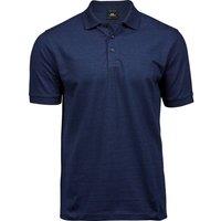 TEE JAYS Men's Luxury Stretch Polo Shirt in Navy | Size: Large