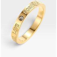 Realta Women's Forever Love Stacking Band in Gold | Size: 5