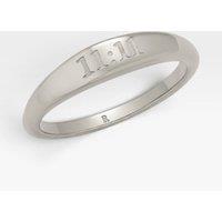 Realta Women's 11:11 Manifest Ring in Silver | Size: 8