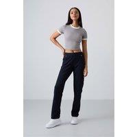 Tommy Life Women's Women's Relaxed Straight-Leg Sweatpants in Navy | Size: 2XL