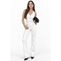 Squalo Women's Jumpsuit in White | Size: Small