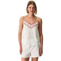Penti Women's Off-White Gorgeous Shorts Pyjama Set | Size: Medium