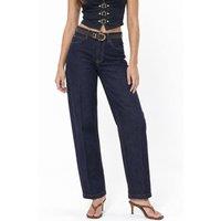 Squalo Women's Cotton Pants in Dark Indigo | Size: Medium