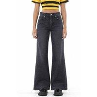 Squalo Women's Cotton Pants in Dark Grey | Size: XS