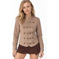 Pucka Women's Fitted Jacket in Beige | Size: Small