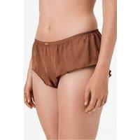 Penti Women's Satin Chiffon Shorts in Brown | Size: XS