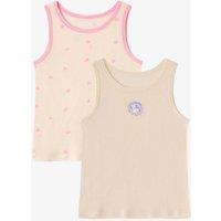 Penti Women's Unilove Unicorn Print Tank Top in Cream | Size: 4-5