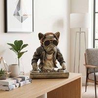 HOME LUXE INTERIOR Home Luxe French Bulldog DJ Ornament 28cm - Cool Decorative Dog Figure