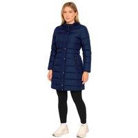 Enzo Women's Padded Puffer Jacket in Navy | Size: Large