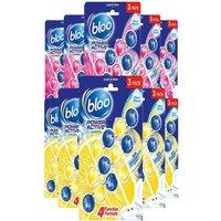 Bloo Power Active 'Toilet Rim' Block Fresh Flowers & Lemon 5x50g in Blue