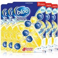 Bloo Power Active 'Toilet Rim' Block Lemon Anti-Limescale 50g 5pk in Yellow