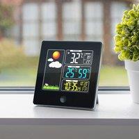 Menkind RED5 LED Weather Station Stylish Temperature Tracker in Yellow