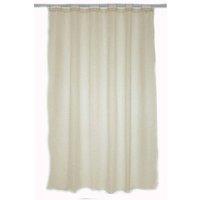 Blue Canyon Plain Shower Curtain in Cream