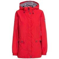Trespass Women's Flourish Waterproof Jacket in Red | Size: 2XS