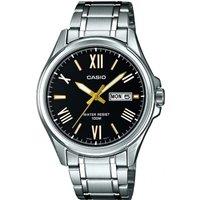 Casio Men's MTP-1377D-1AVEF Collection 41mm Quartz Watch in Silver