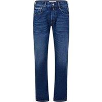 Replay Men's 5 Pockets Regular Jeans in Mid Blue | Size: 32R