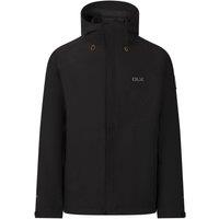 Trespass Men's Frederic 3 in 1 Raincoat in Black | Size: 3XL