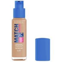 Rimmel London Women's Match Perfection Foundation SPF20 30ml in True Ivory