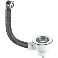 McAlpine 1.5" Mini Basket Strainer Waste - FMBSWSS85 in Silver