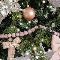 Melody Maison Purple Wooden Garland Christmas Decoration - 150cm (1.5m / 59')