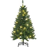 AKA 4ft Artificial Christmas Tree with Warm White LED Lights - Green