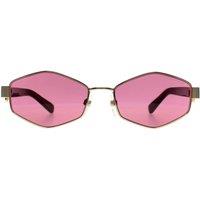 Marc Jacobs Women's Oval Gold Black Pink MARC 496/S