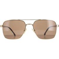 Hugo Boss Men's Aviator Rose Gold Brown 1045/S/IT
