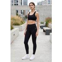 Tommy Life Women's High-Waist Skinny Leggings in Black | Size: XL