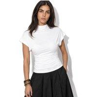 Busem Women's Modal Elastane Blouse in White | Size: Medium