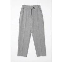 MyFashion Women's Straight-Leg Pants in Light Grey | Size: Medium