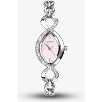 Sekonda Women's Cocktail Dress Silver Stone Set Watch 4684