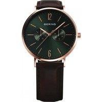 Bering Time Men's 14240-569 Classic 40mm Quartz Watch in Brown