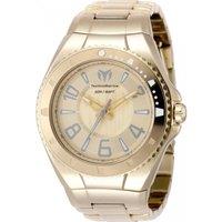 TechnoMarine Men's TM-226004 Lusso Mare 44mm Quartz Watch in Gold