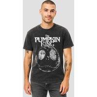 The Nightmare Before Christmas Disney Nightmare Before Christmas The Pumpkin King T-Shirt, Vintage Wa in Dark Grey | Size: Medium