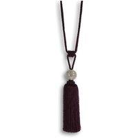 Paoletti Crystal Ball Tie Back in Dark Red
