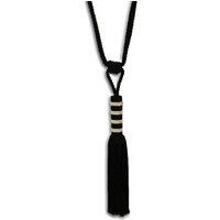 Paoletti Bellini Curtain Tie Back in Black