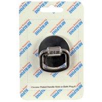McAlpine CARD-8 Durable Chrome Plated Sink Or Bath Plug With Handle - CP2H in Silver
