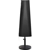 OUTSUNNY Parasol Umbrella Cover Outdoor Protector Weatherproof Cantilever Garden in Black