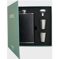 Sophos 4 Piece Hip Flask Set in Black