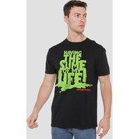 Nickelodeon Slime Having The Slime Of My Life T-Shirt, Black | Size: 3XL