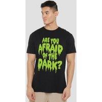 Nickelodeon Are You Afraid Of The Dark? Slime Logo T-Shirt, Black | Size: Medium
