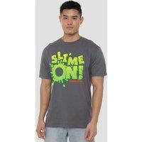 Nickelodeon Slime On & On T-Shirt, Charcoal | Size: Small