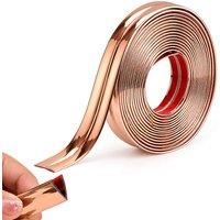YnysTec 10FT Self Adhesive Wall Edging Strip Flexible Corner Angle Trim Room in Rose Gold | Size: 3m