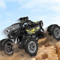 NIVOR 23cm two wheel drive alloy climbing Remote Control Cars in Black