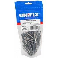 Unifix Bright Cut Clasp Nail 50mm 500g Bag - Box of 5 in Silver
