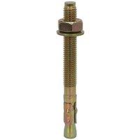 JCP CONSTRUCTION PRODUCTS Throughbolts ZYP - M10 x 100 - Box of 50 in Gold