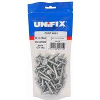 Unifix Galv Clout Nails 65 x 3.75mm 1kg - Box of 5 in Silver