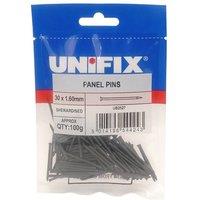 Unifix Sherardised Panel Pins 40 x 1.60mm - Box of 5 in Grey