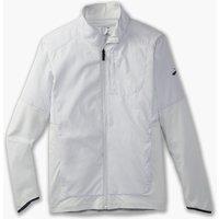 Brooks Men's Fushion White Hybrid Running Jacket | Size: Small