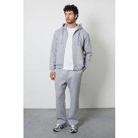 Burton Men's Grey Marl Straight Leg Joggers | Size: Small
